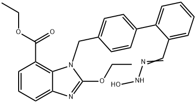 Ethyl 2-ethoxy-1-((2'-(N'-hydroxycarbamimidoyl)biphenyl-4-yl)methyl)-1H-benzo[d]imidazole-7-carboxylate