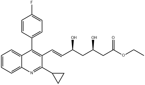 PIE: (6E)-7-[2-cyclopropyl-4-(4-fluorophenyl)quinolin-3 -yl]-3,5-dihydroxyhept-6-enoic acid ethyl ester