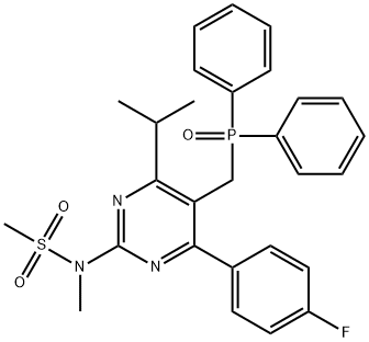 N-[5-(二苯基膦酰甲基)-4-(4-氟苯基)-6-异丙基嘧啶-2-基]-N-甲基甲磺酰胺