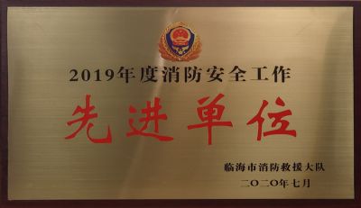 2019消防安全先进单位