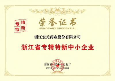 2022年专精特新荣誉证书